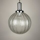 Mid-century glass pendant lamp, Italy, 1960s