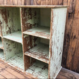 Wooden locker cabinet