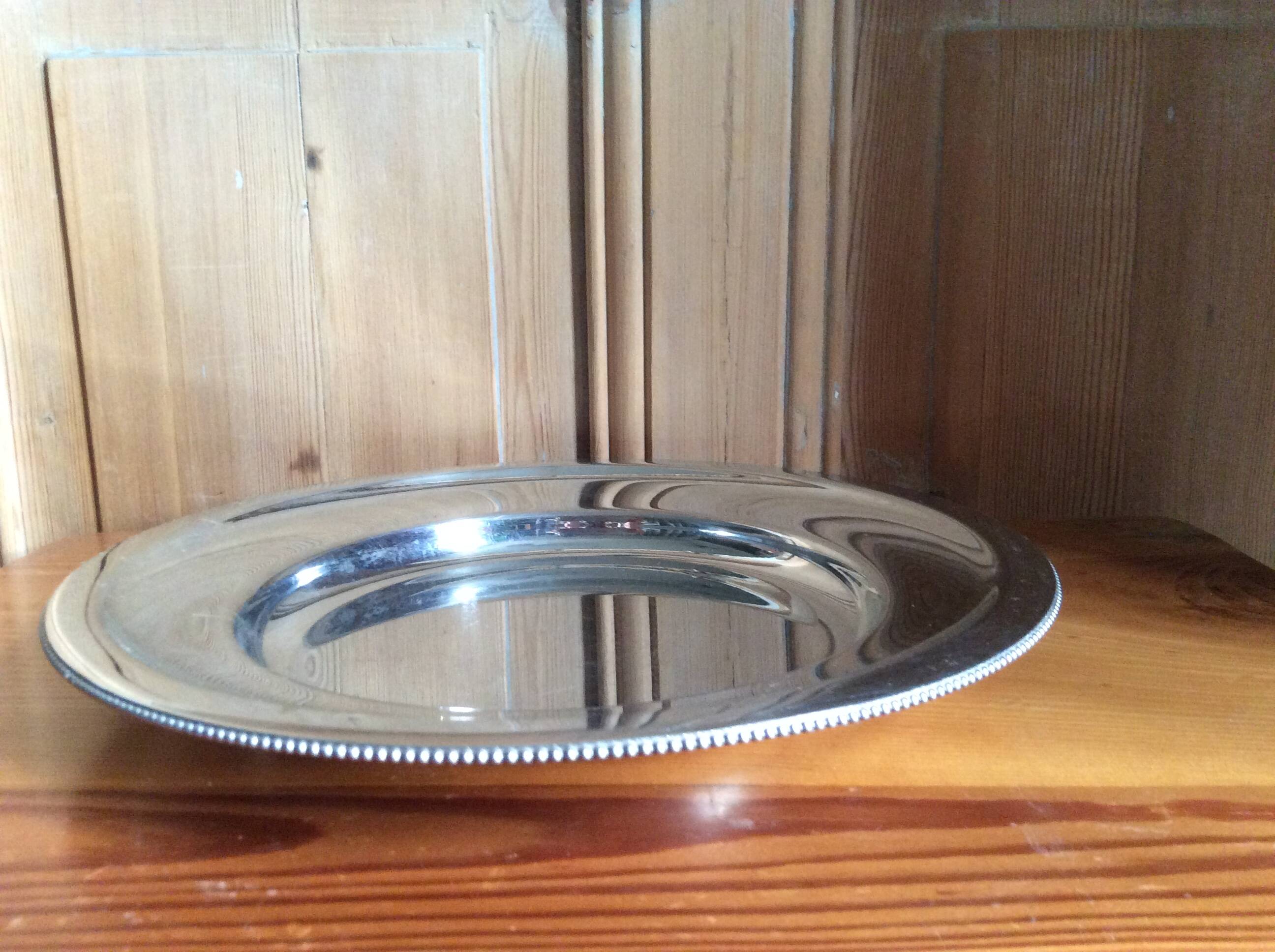 Stainless steel dish