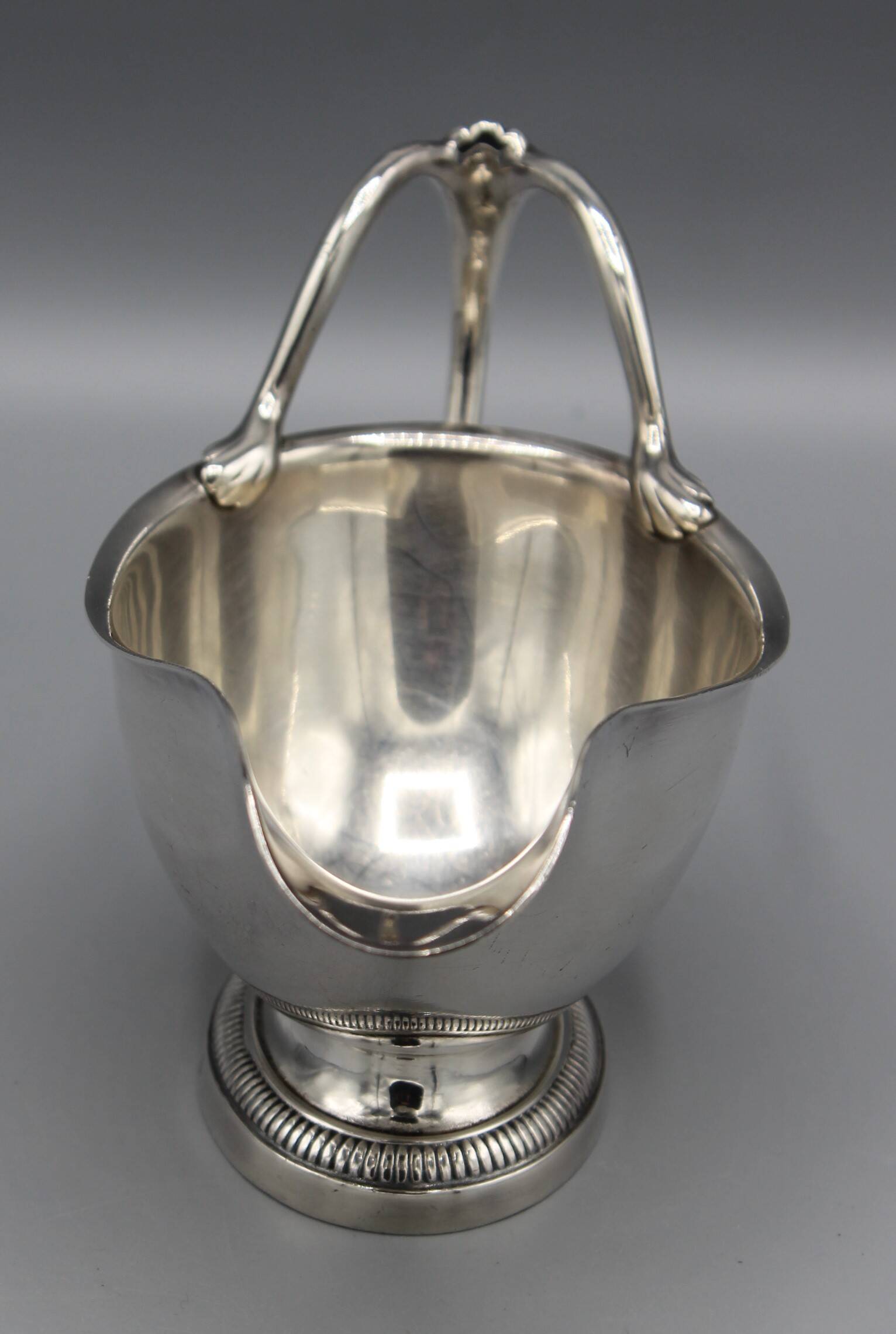 Old sauce boat table service silver plated metal maison ercuis