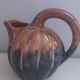 Vintage "pumpkin" pitcher in flamed ceramic (light years 50/60)