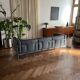 3-seater leather sofa Pen Club by Kwok Hoï Chan Steiner
