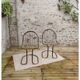Two Rinaldi style chrome chairs