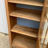 Art deco glass-glazed parisian wardrobe