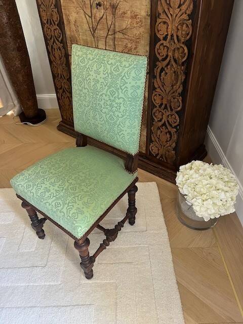 Wooden chair in Henri II style – Neo-Renaissance – Fully restored