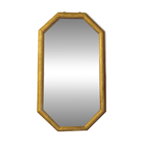 Antique large Art Deco beveled mercury mirror