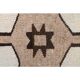 Vintage Turkish Oushak Handmade Wool Cotton White Runner Rug 99x390