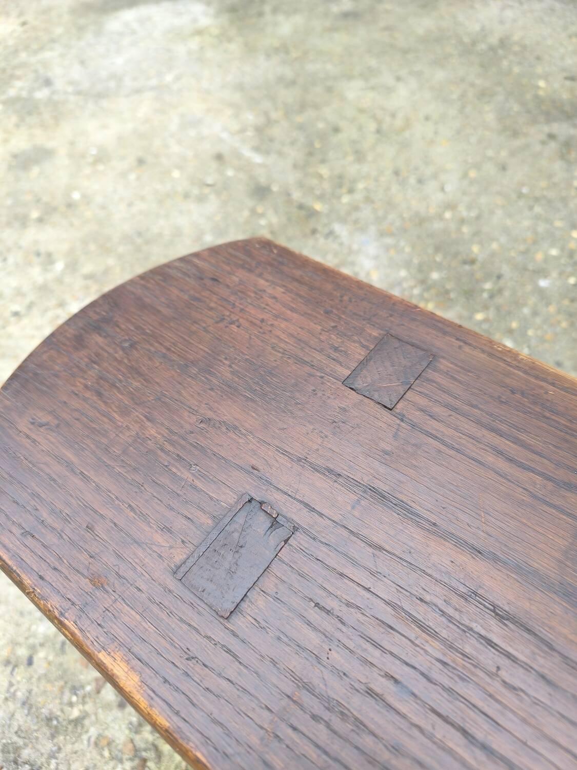 Banc d'église en bois début XXème