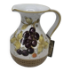 Pitcher decorated with grapes Fratelli Fanciullaci