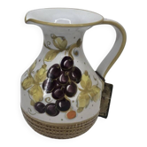 Pichet à décor de raisins Fratelli Fanciullaci