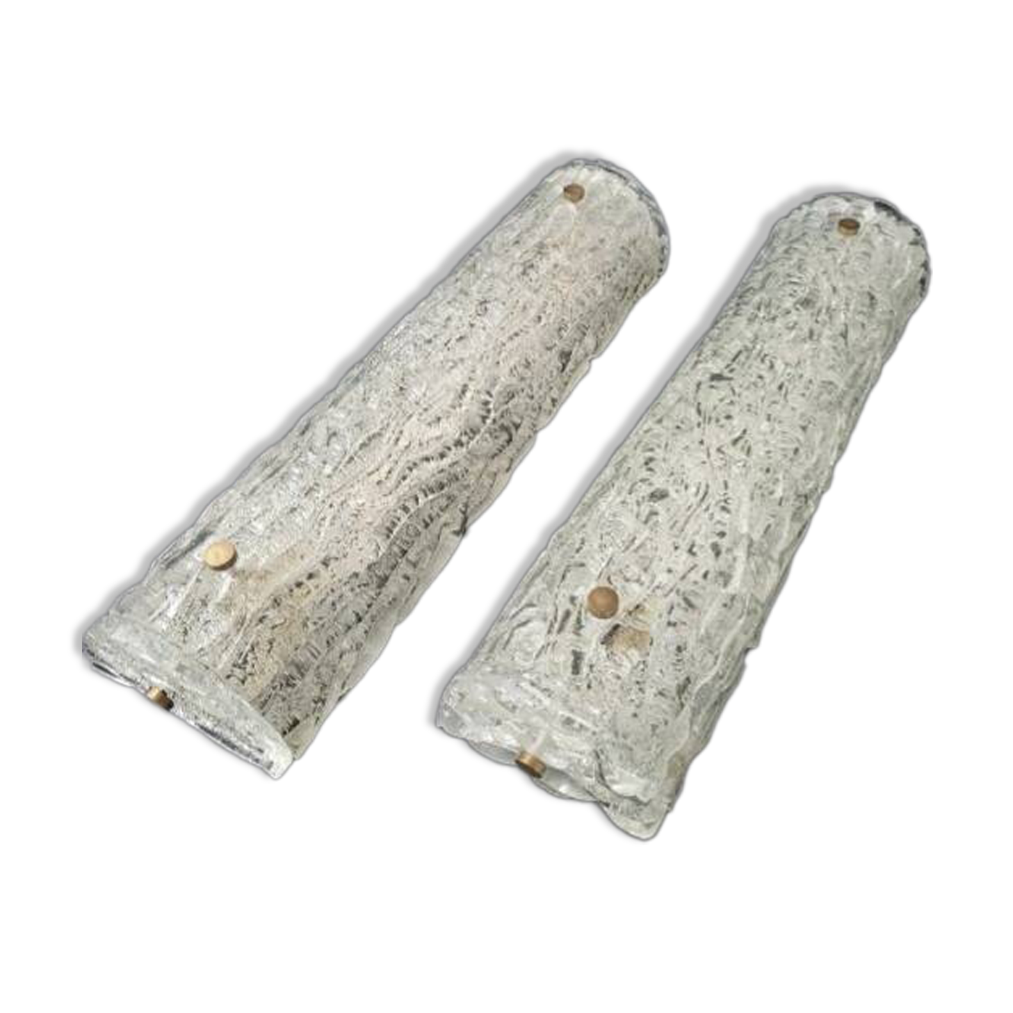 Pair of crystal wall lights for vintage Kalmar
