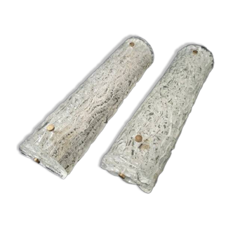 Pair of crystal wall lights for vintage Kalmar