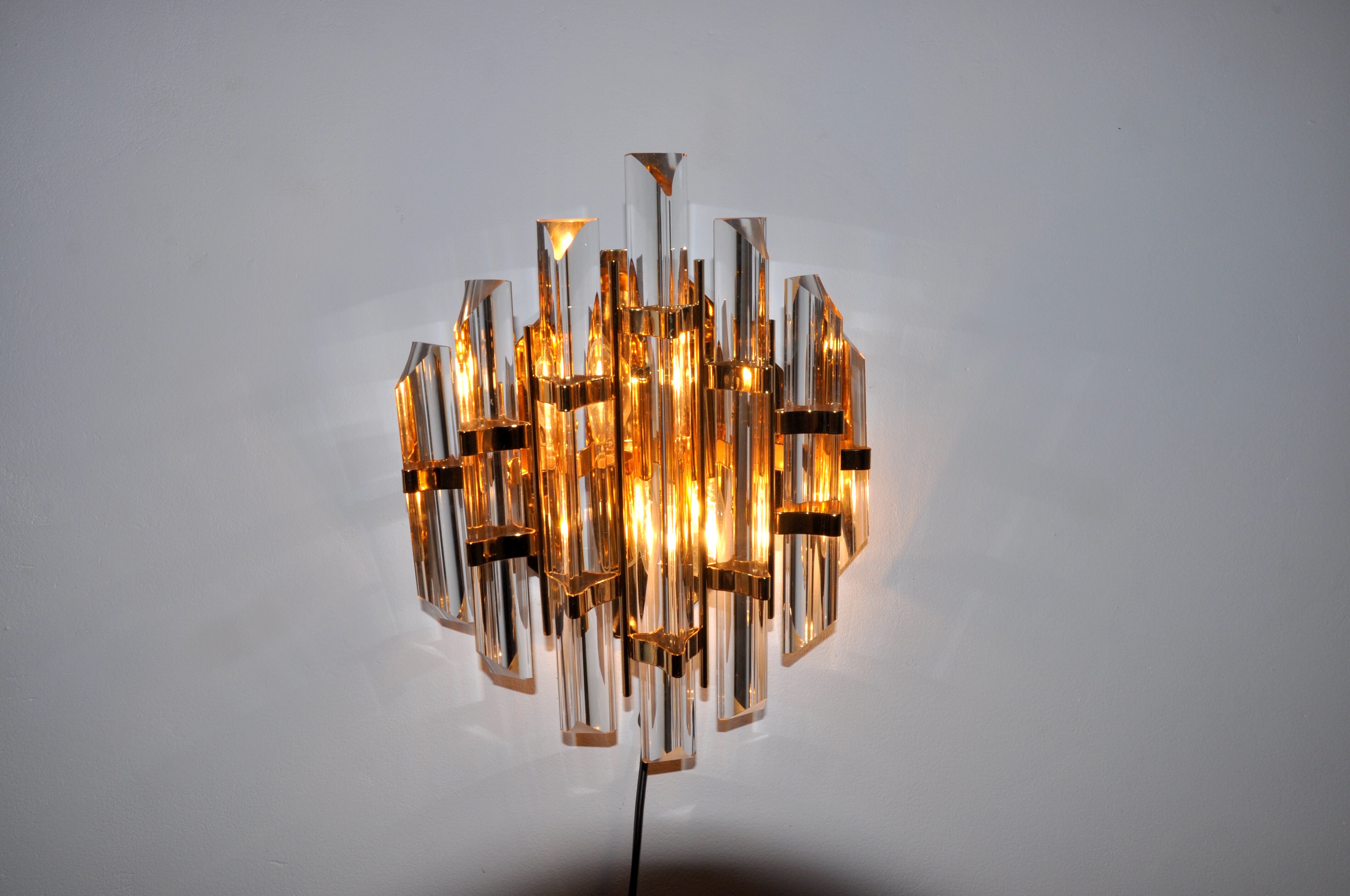 Set of 2 wall sconces Murano Sconces by Paolo Venini