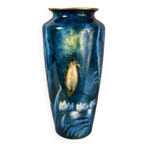 Vase porcelaine de Limoges - peint