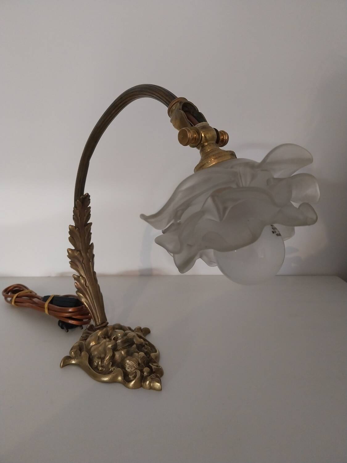 Bronze desk lamp