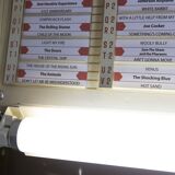 Jukebox Rowe friend from 1963 model "Jal" capa 100 vinyls pop, rock, metal compilation from 1950 to 1990