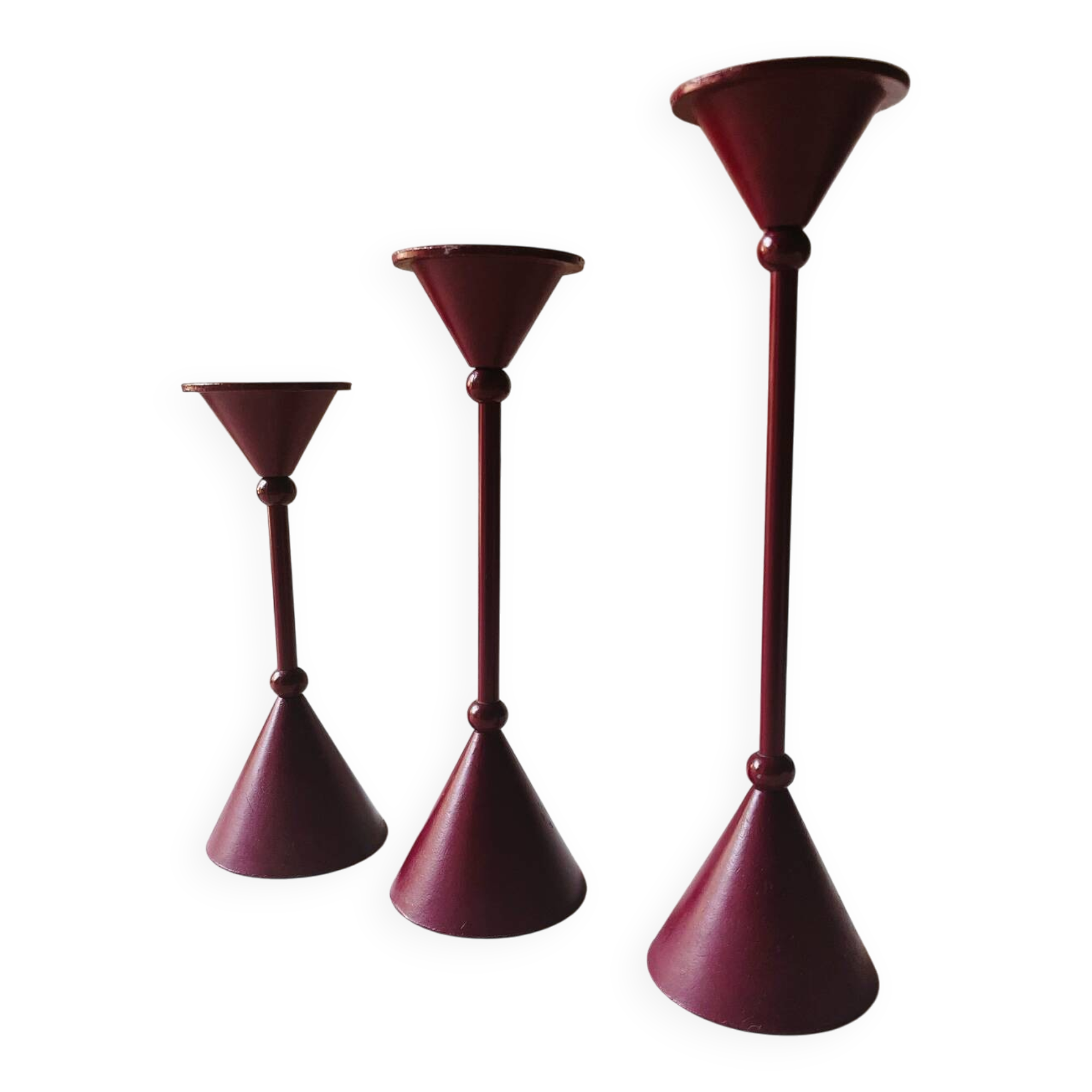 Set of 3 candle holders