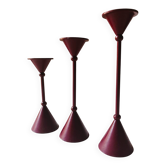 Lot de 3 bougeoirs