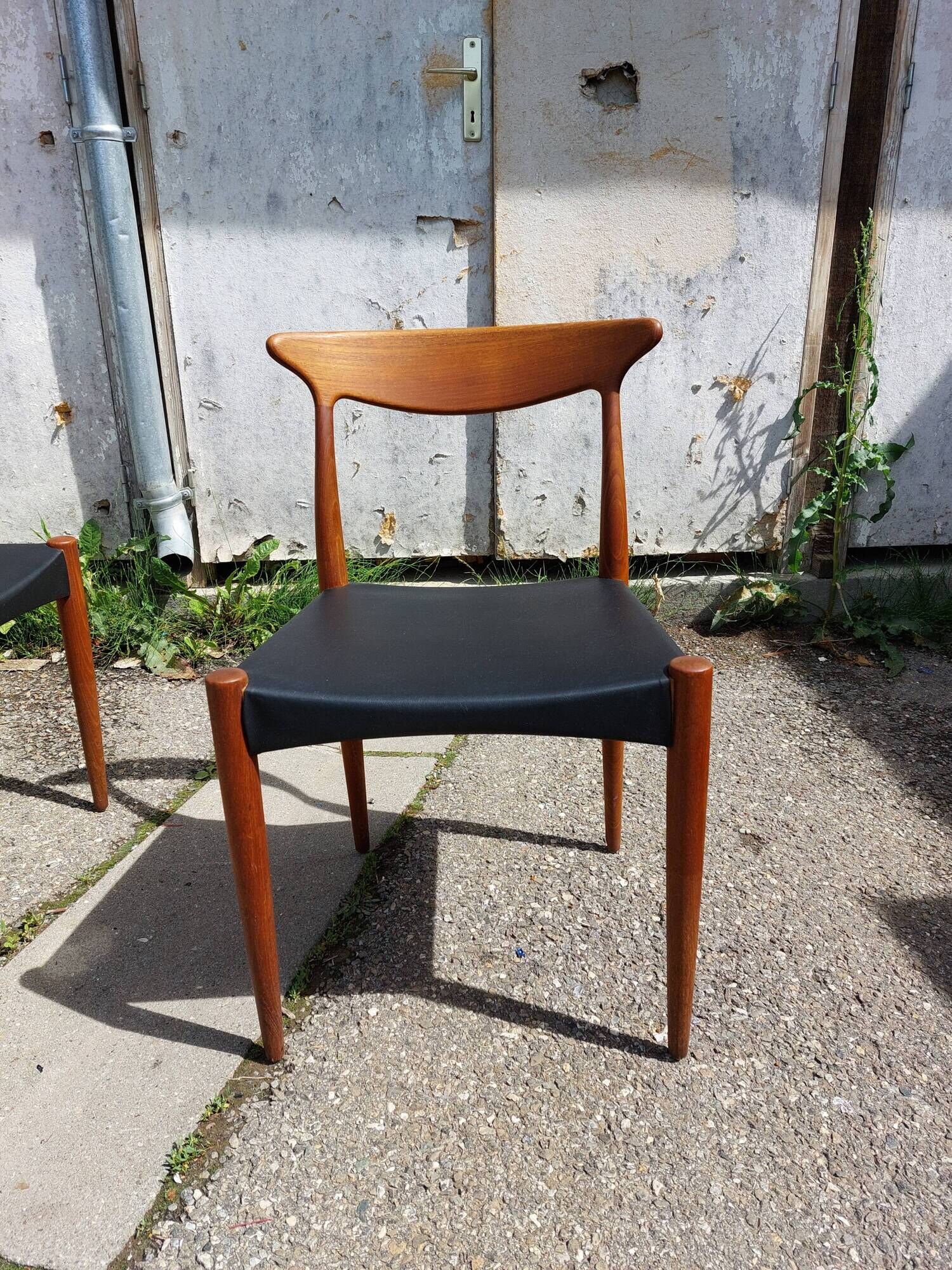 Vintage Scandinavian teak chairs by Arne Hovmand Olsen for Mogens Kold