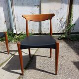 Vintage Scandinavian teak chairs by Arne Hovmand Olsen for Mogens Kold