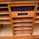 Buffet Louis XV en bois massif du 20ème avec tourne disque