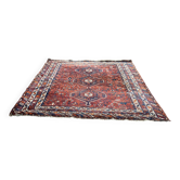 Tapis oriental de laine persan Iran bordeaux fait main 230x320