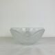 Saladier cristal aux oiseaux style art déco JG Durand