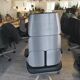 Black leather executive chair - silver interstuhl