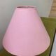 Lot of 2 candy pink bedside lamps
