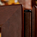Table basse en noyer par Afra & Tobia Scarpa pour cassina