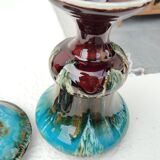 Vallauris vase in glazed ceramic