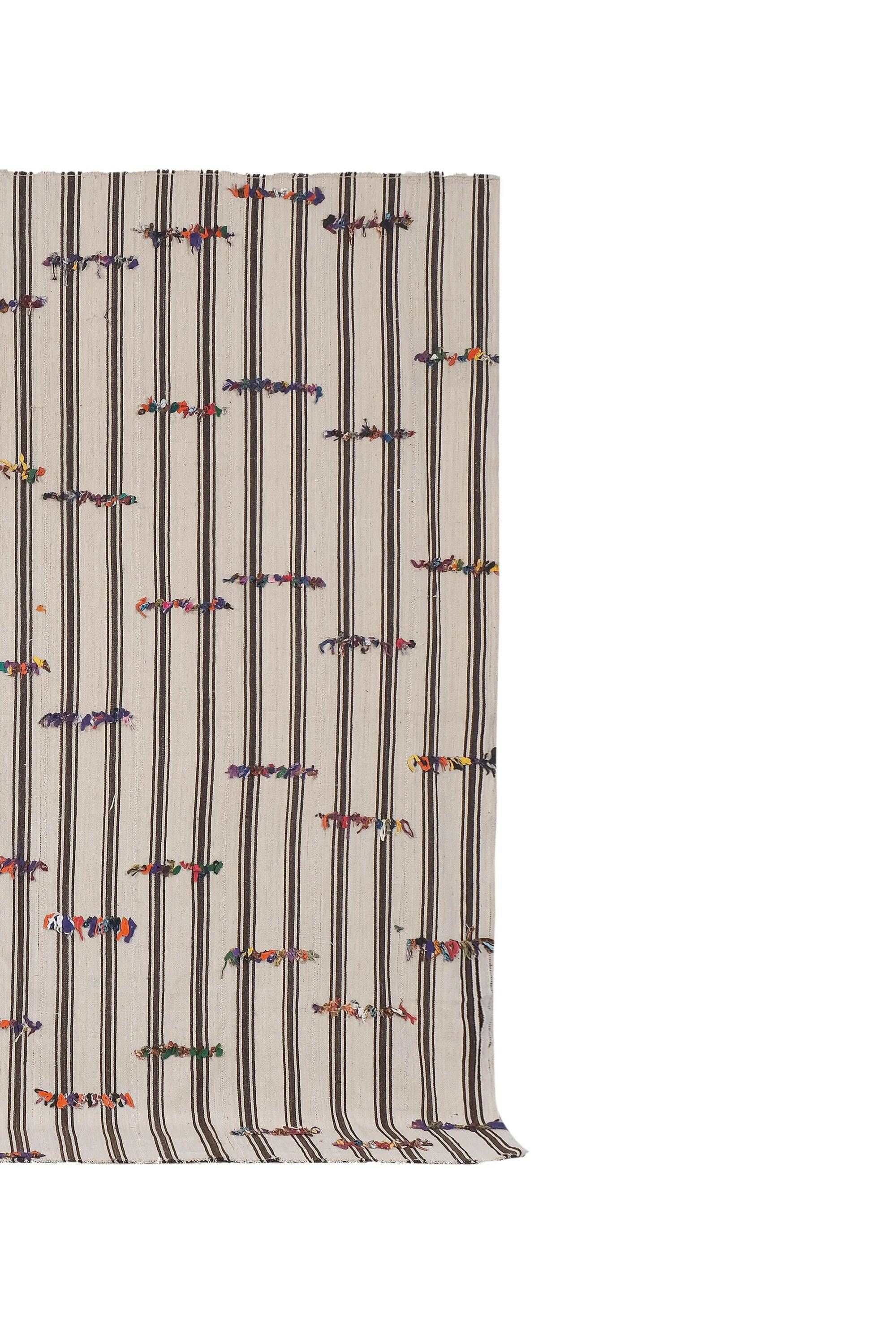 Vintage Turkish kilim handwoven 319x337 cm