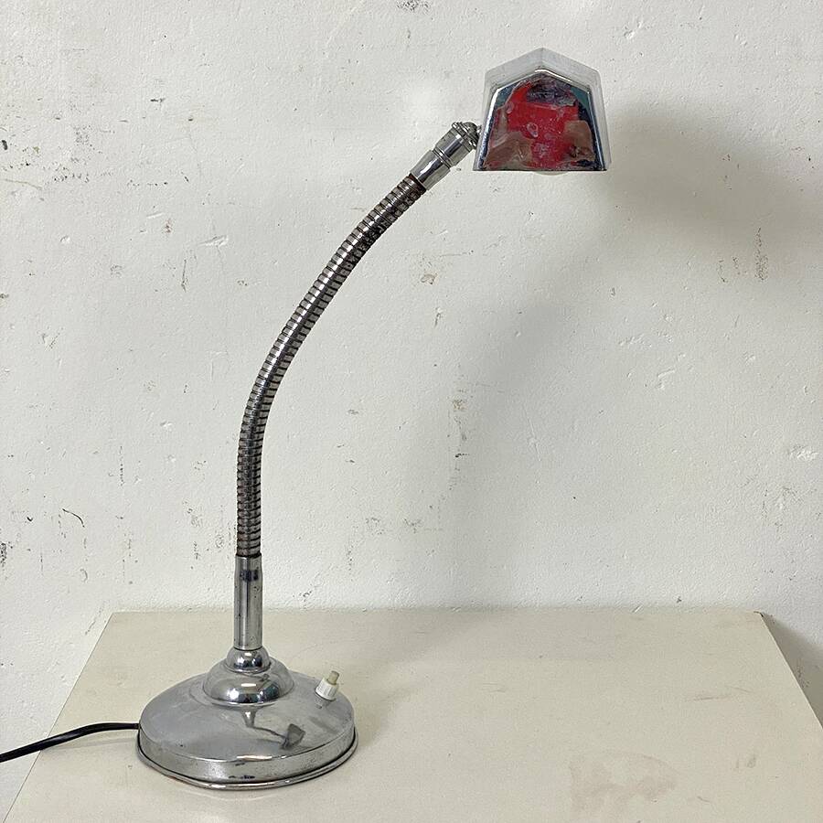 Lampe de bureau Chromée vintage 50's