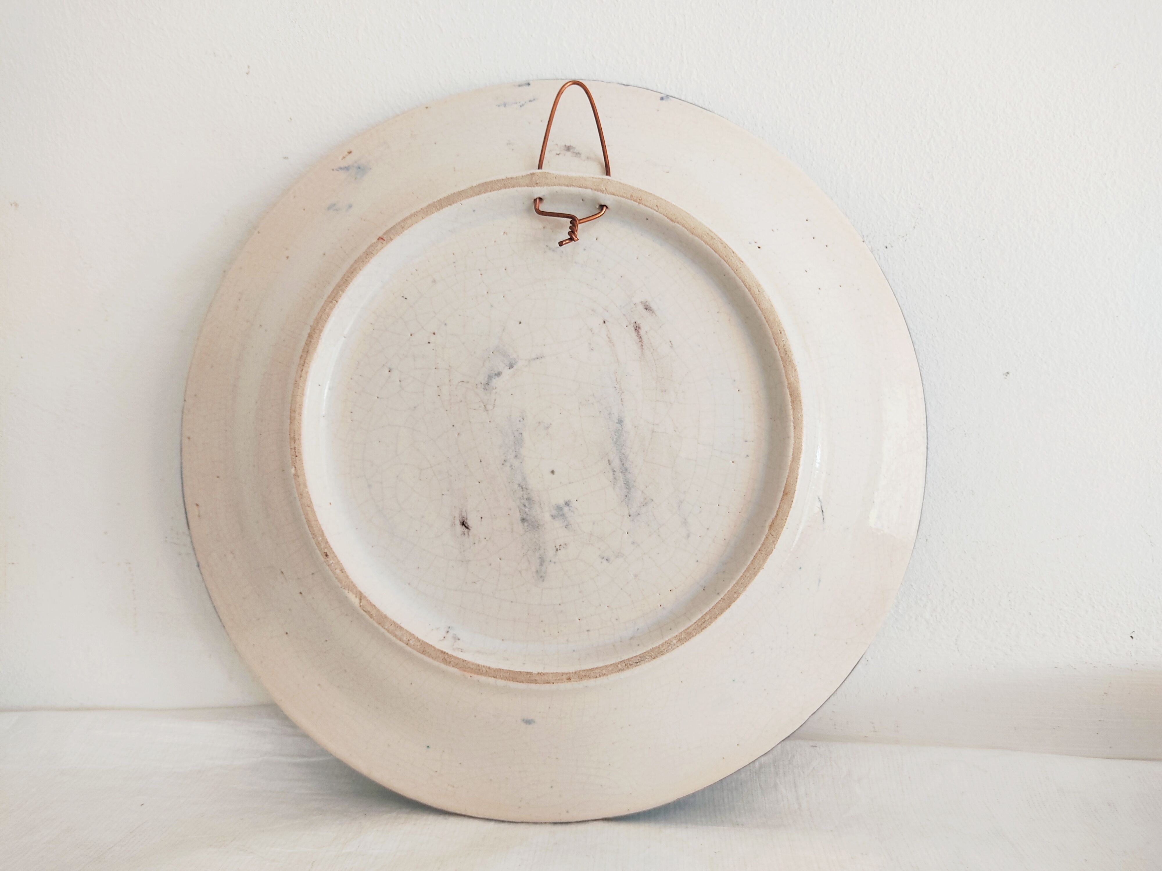 Decorative plate blue and white décor