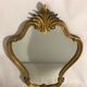 Miroir style baroque bois sculpté doré décoration vintage 45x70cm