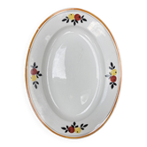 Large oval dish Moulin des Loups, model Granite