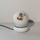 Opaline ball lamp with vintage clown pattern 1960