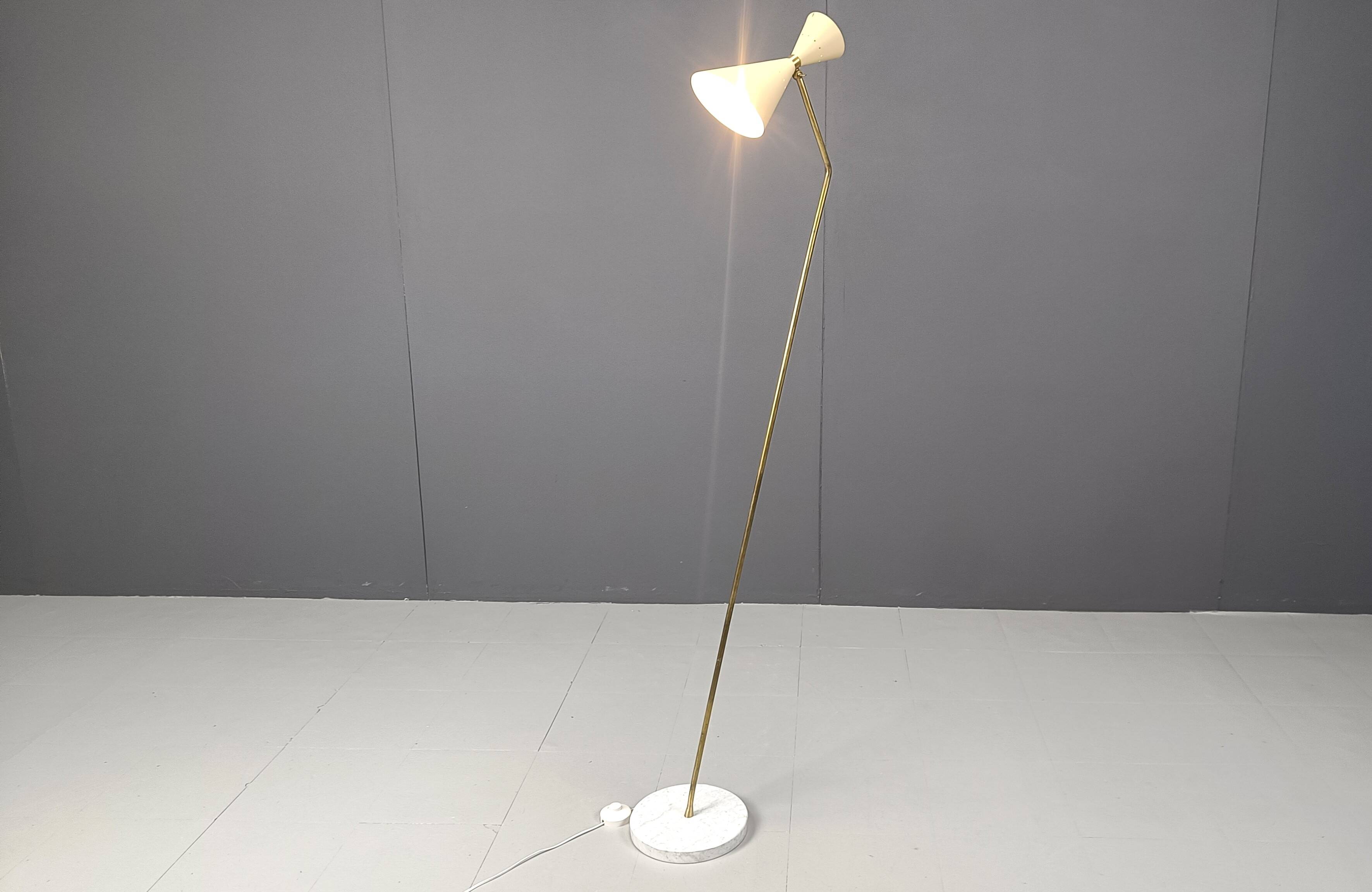 Vintage diabolo floor lamp, 1960s