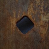 Modern Danish Wabi Sabi Stool in Solid Elm, Scandinavia, 1960s