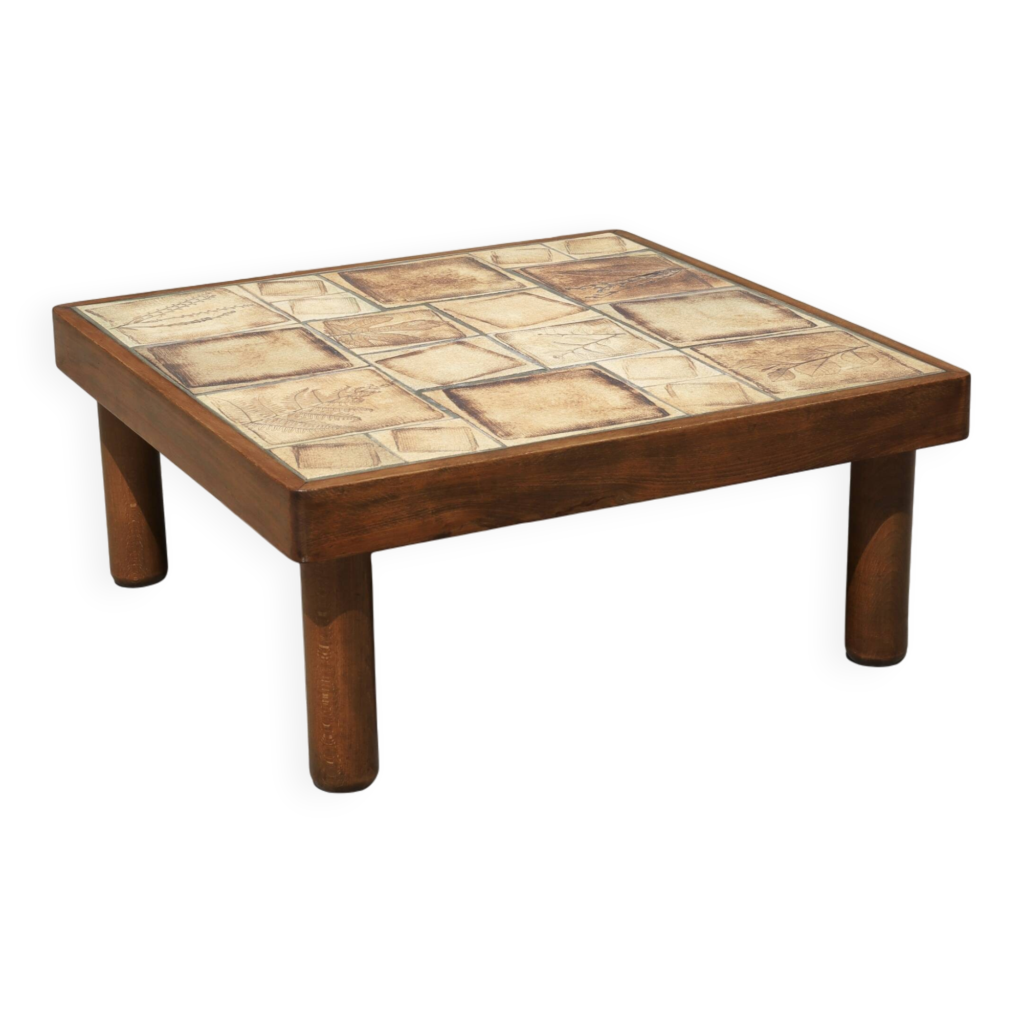 Table basse en céramique, Vallauris, France, 1970's