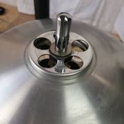 Vintage chrome mushroom design lamp LUM
