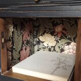 Black patinated Art Deco bedside table