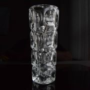 Vintage Glass Vase by František Pečeny for Heřmanova Huť, Czechoslovakia, 1960's.