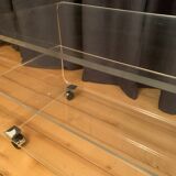 Lucite coffee table 70s