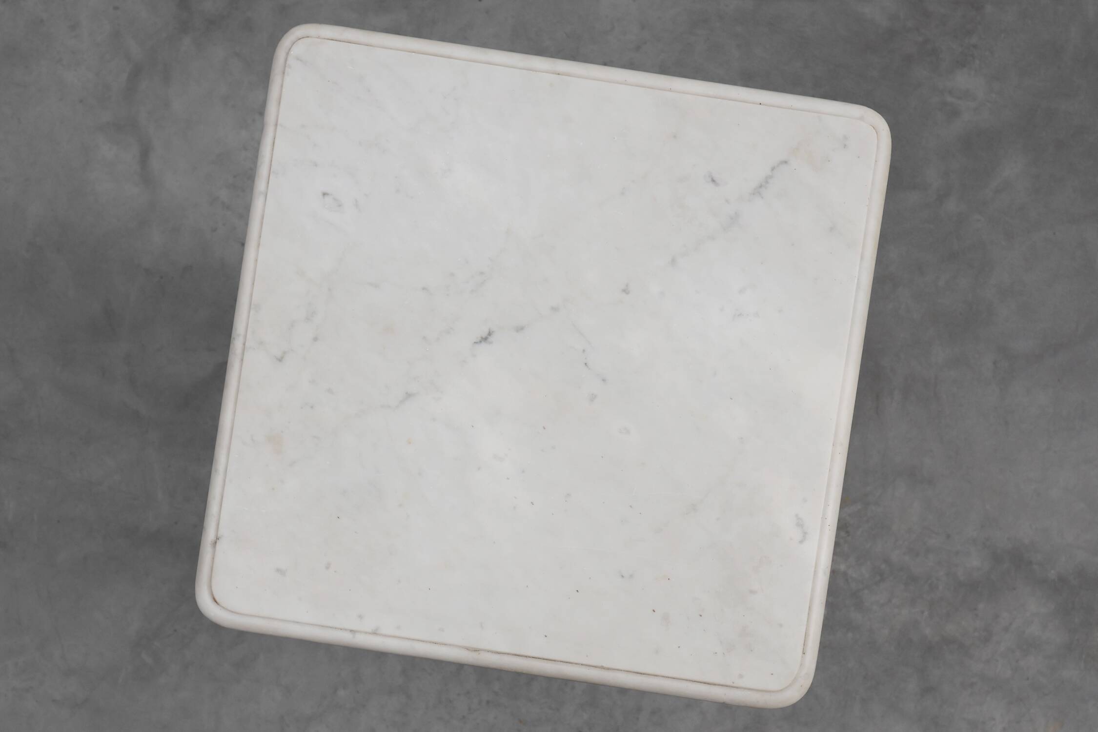 Late 19th century Faux bamboo and marble bedside table, France