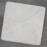 Late 19th century Faux bamboo and marble bedside table, France