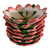 Coupelles vintage en barbotine fleur