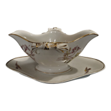 Saucière in porcelain of paris early twentieth century