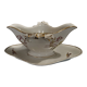 Saucière in porcelain of paris early twentieth century
