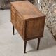 Brutalist two-door bedside table